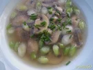 Klare Champignonsuppe - Rezept
