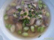 Klare Champignonsuppe - Rezept
