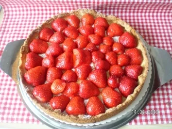 Rezept: Tarte mit Erdbeeren Bild Nr. 3 Tarte mit Erdbeeren - Rezept - Bild Nr. 3