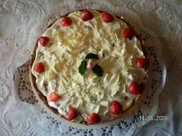 Rezept: Tarte mit Erdbeeren Tarte mit Erdbeeren - Rezept