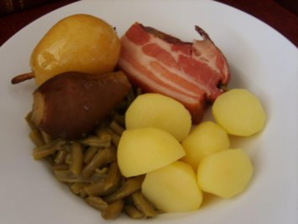 Birnen Bohnen Und Speck Rezept Mit Bild Kochbar De