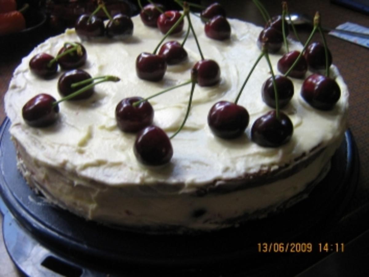 Bilder für Frische Kirschtorte - Schwarzwälder Art - Rezept