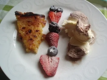 Sonnen-Torte mit Schokoladeeis - Rezept