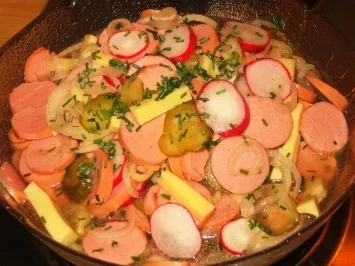 Salat: Brotzeit -Terrassensalat - Rezept