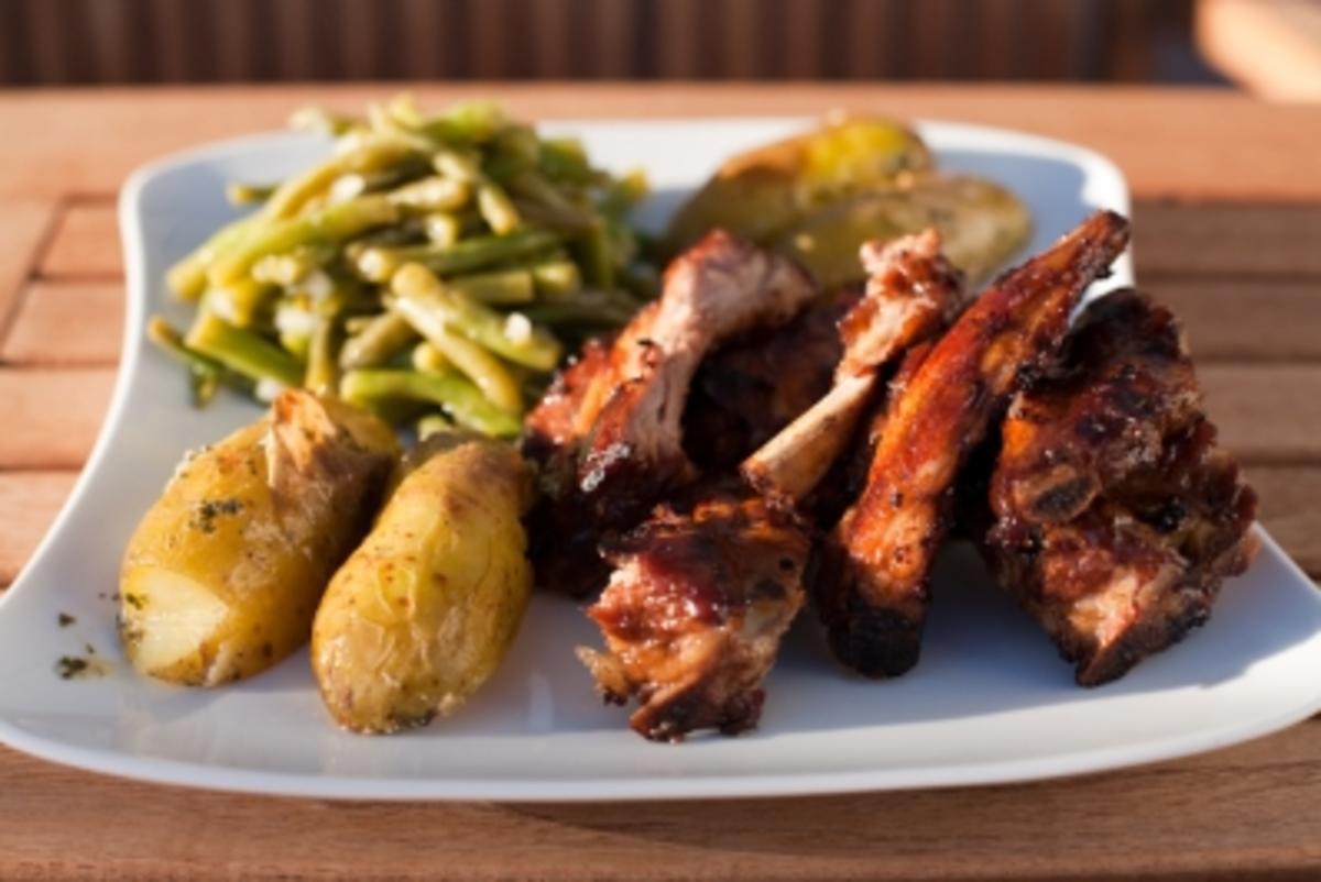 Spareribs mit Schweinerippe und brauner Zucker - Rezept mit Bild ...