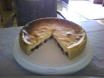 Kirschkuchen mit Schmand-Quarkguss - Rezept