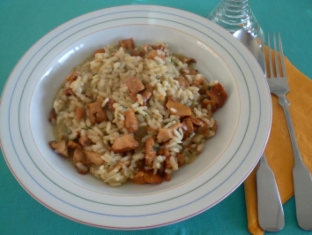 Risotto mit Pfifferlingen - Rezept Eingereicht von Hillegatt