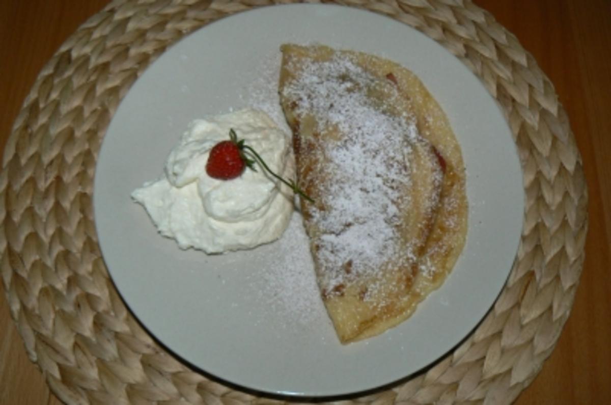 süßer Vanillepfannkuchen mit Erdbeeren - Rezept - Bild Nr. 4