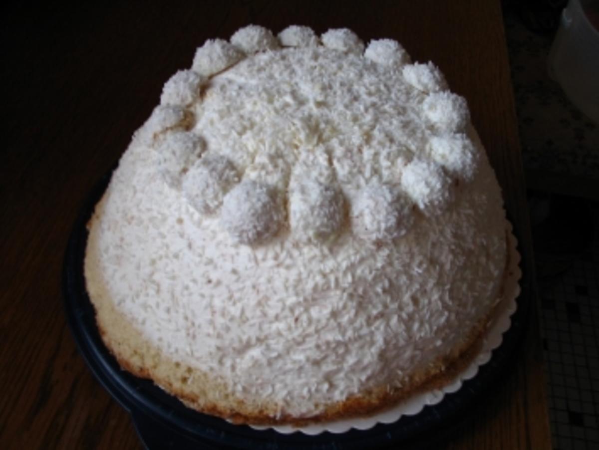 Schneeball - Torte - Rezept