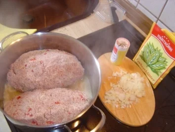 Rezept: Hackbraten Bild Nr. 3 Hackbraten - Rezept - Bild Nr. 3