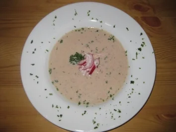 Rezept: Radieschensuppe Radieschensuppe - Rezept