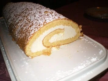 Zitronenrolle - Rezept