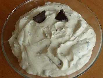 After - Eight - Creme auf Kirschen - Rezept