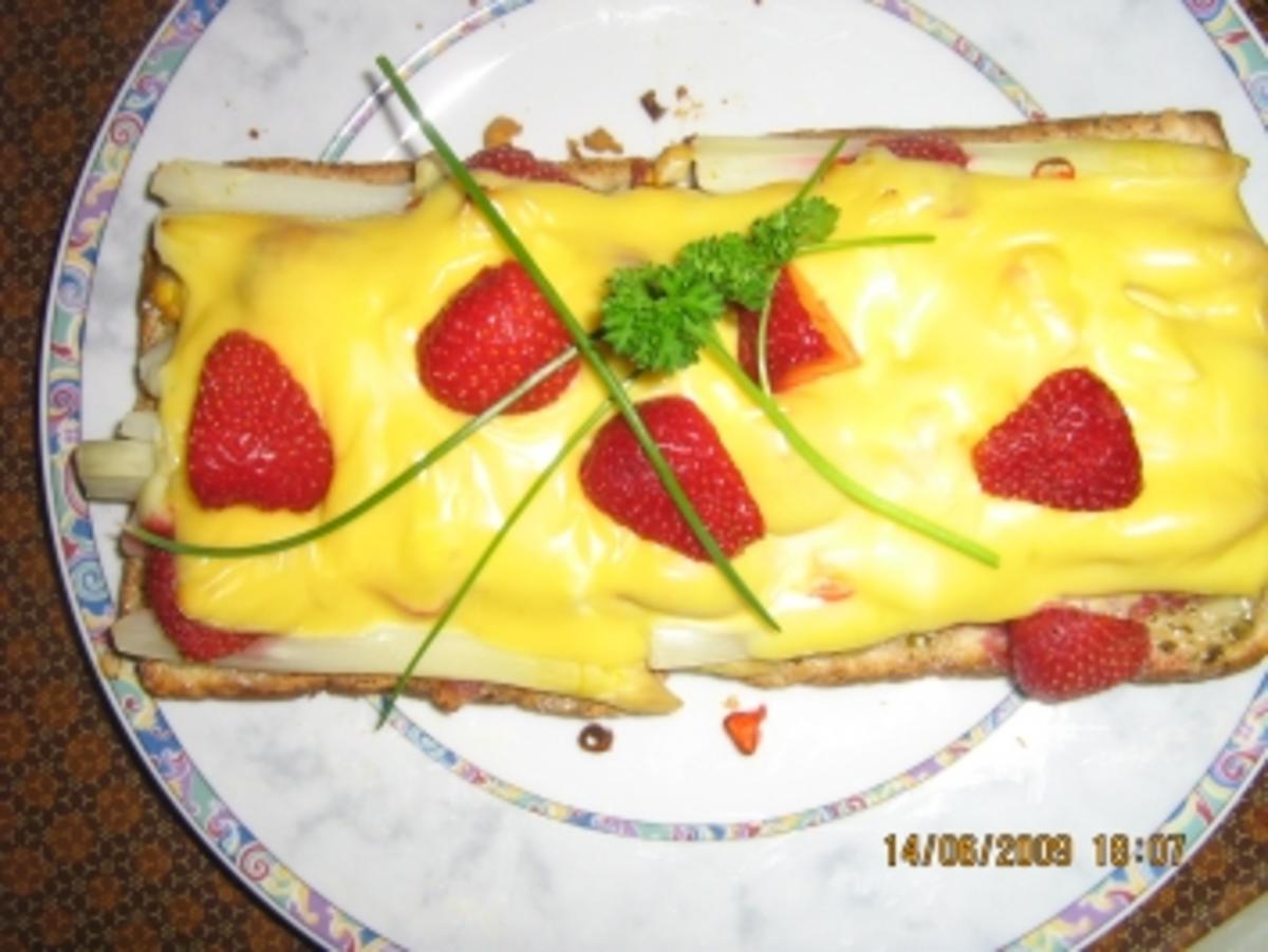 Spargel-Toast mit Erdbeeren und Chili - Rezept - Bild Nr. 10