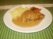 Schweinsschnitzel mit Champignonfülle - Rezept