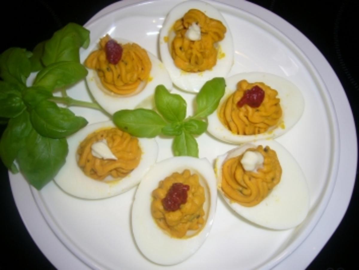 Fingerfood --- gefüllte Eier - Rezept mit Bild - kochbar.de