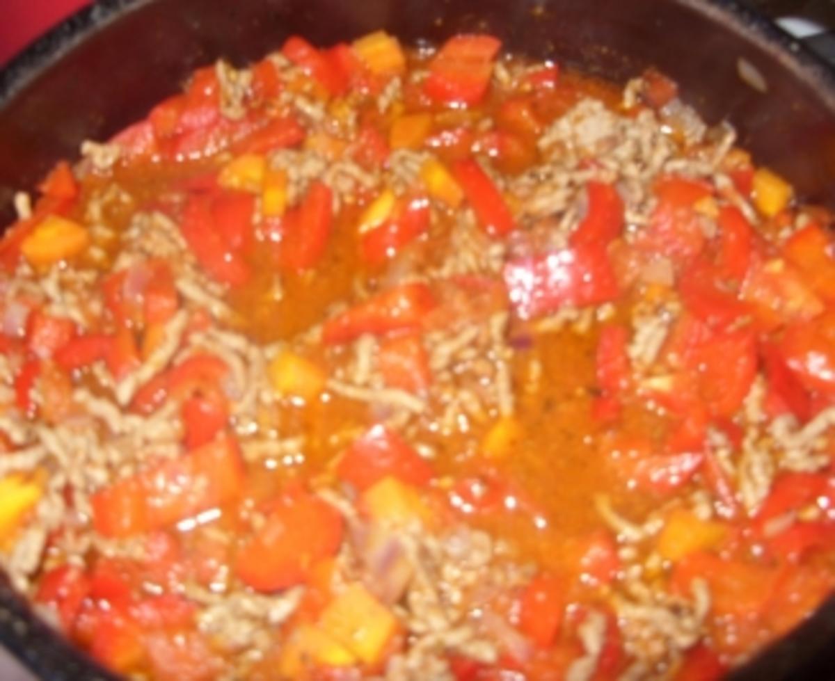 Spaghetti mit Gemüse-Hackfleisch-Soße - Rezept - Bild Nr. 6