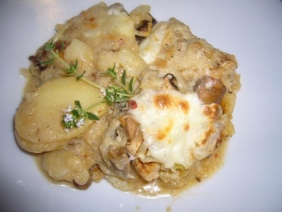 Kikis Kartoffel-Schnitzel-Auflauf "light" - Rezept