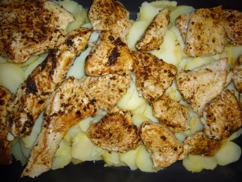 Kikis Kartoffel-Schnitzel-Auflauf "light" - Rezept - Bild Nr. 4