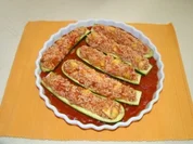 Vegetarisch gefüllte Zucchini - Rezept