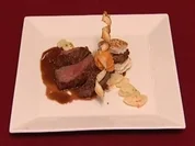 Burger und Filet vom Bison mit Schwarzwurzeln und Barbecue-Soße (Jörg Krusche) - Rezept