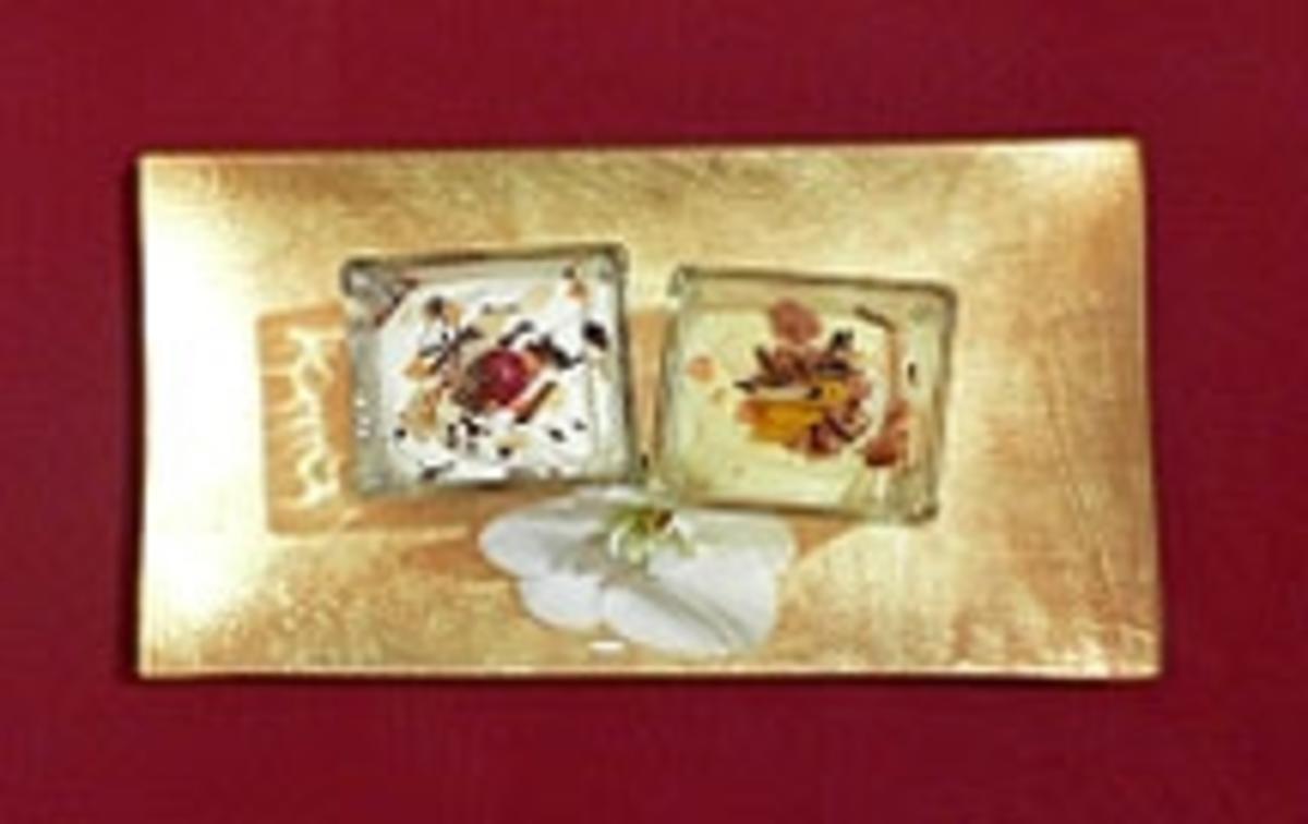 Variation von versunkenen Kirschen und Trifle mit Vanilleflammeri - Rezept - Bild Nr. 9