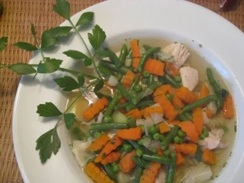 Rezept: Einfache Geflügelsuppe - Eintopf Einfache Geflügelsuppe - Eintopf - Rezept