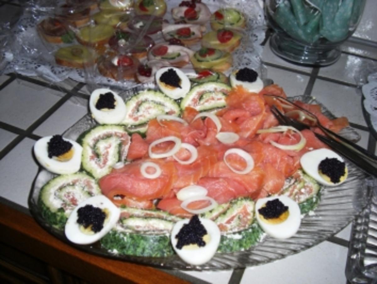 Fisch-Spinat-Käse-Lachsrolle - Rezept - Bild Nr. 3