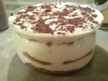 Dessert "Tiramisu (eine leichtere Variante)" - Rezept