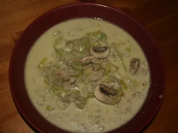 Rezept: Käse-Lauch-Suppe Käse-Lauch-Suppe - Rezept