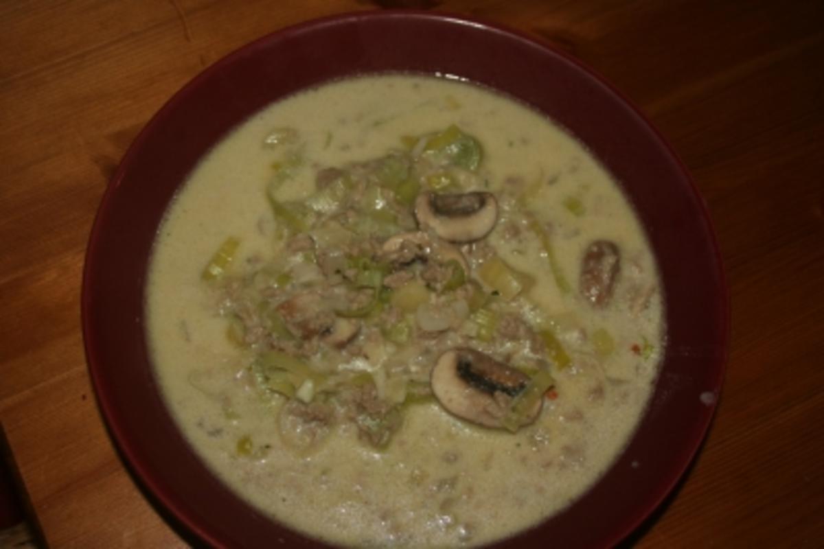 Käse-Lauch-Suppe - Rezept Eingereicht von Nepomuki