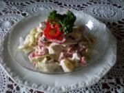 Eisbergsalat mit Hühnchenfleisch und Spitzpaprika - Rezept