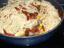 Spaghetti mit mediteranem Gemüse - Rezept