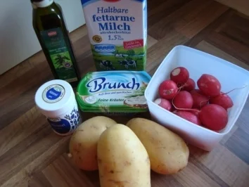 Rezept: *Abendbrot - Ofenkartoffeln mit Radieschendip Bild Nr. 3 *Abendbrot - Ofenkartoffeln mit Radieschendip - Rezept - Bild Nr. 3