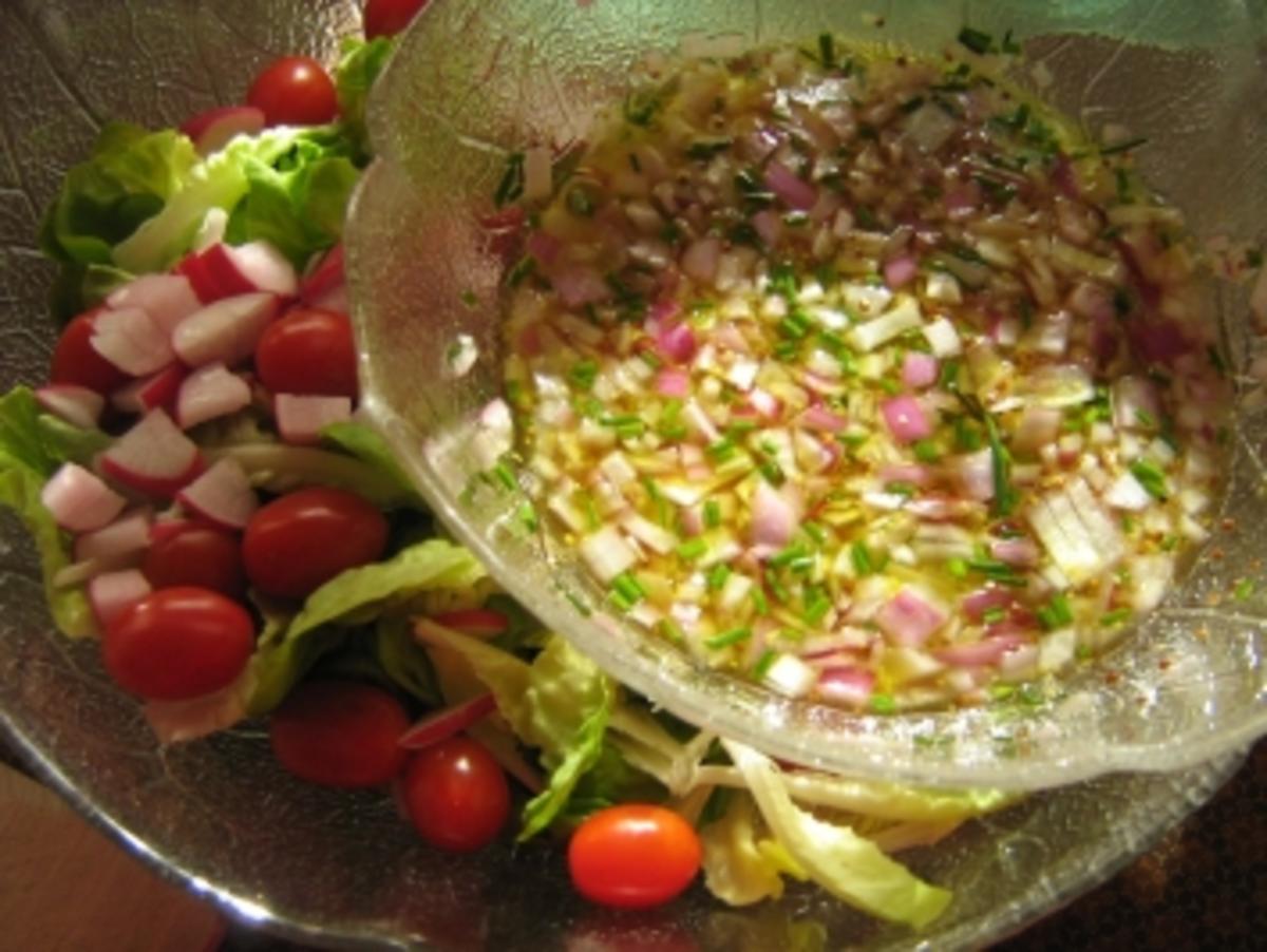 Salatdressing 4 - Kräuter-Sherry-Dressing - Rezept