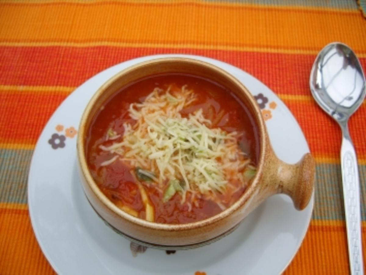 Feurige Tortilla-Suppe - Rezept