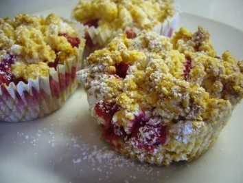Rezept: Kikis Johannisbeer-Streusel-Muffins Kikis Johannisbeer-Streusel-Muffins - Rezept