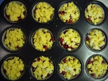 Rezept: Kikis Johannisbeer-Streusel-Muffins Bild Nr. 5 Kikis Johannisbeer-Streusel-Muffins - Rezept - Bild Nr. 5