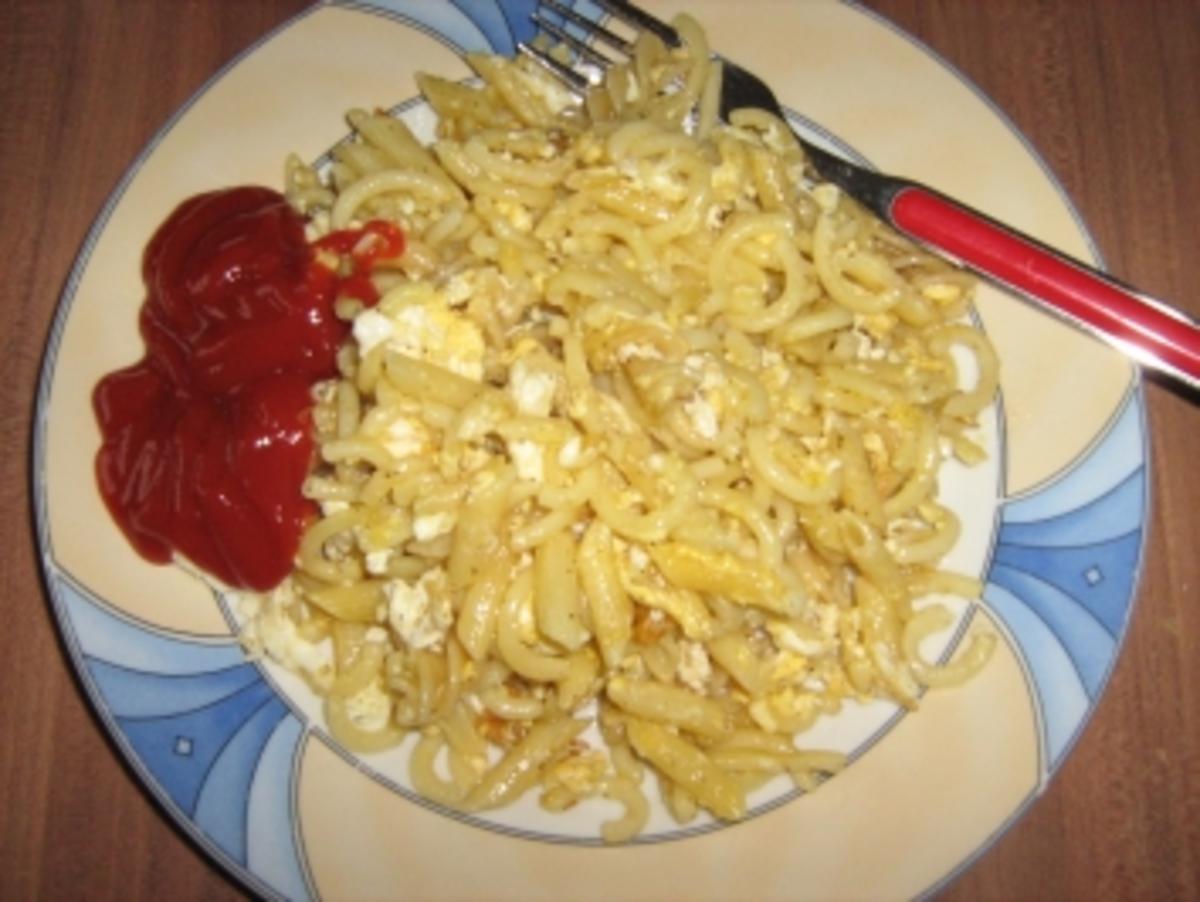 Nudeln mit Ei - Rezept