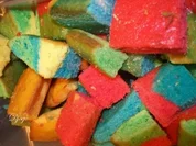 Kunterbunte Würfel - Rezept