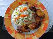 Schmal Hans 3 - Gemüsereis mit Chicken - Wings - Rezept