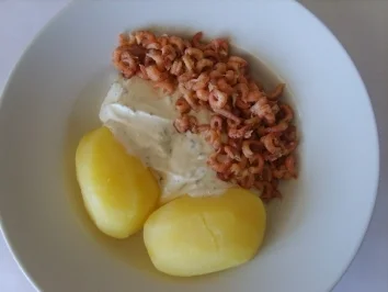 Schmal Hans 5 - Pellkartoffeln mit Nordseekraben und Kräuterquark - Rezept - Bild Nr. 2