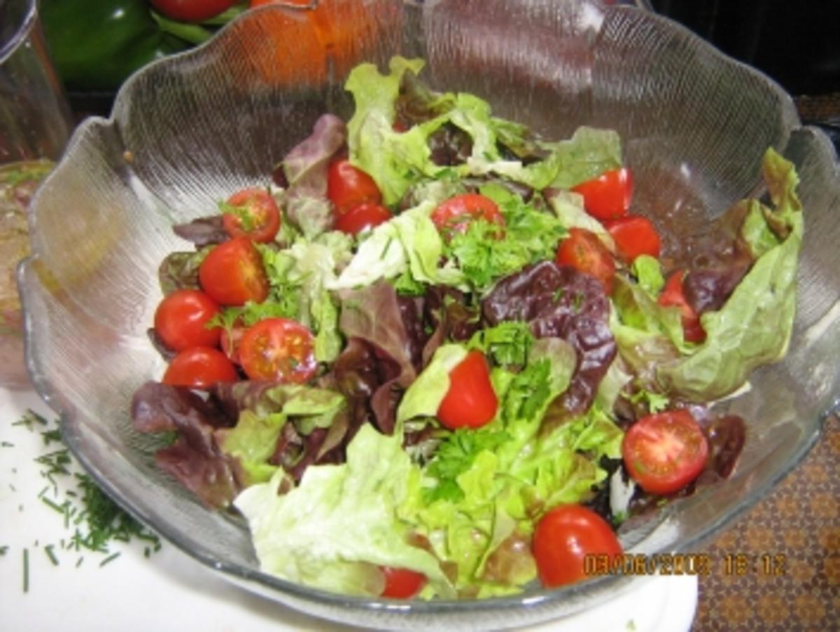 Bunter Salat mit einem leckeren Senf-Dressing - Rezept - Bild Nr. 2