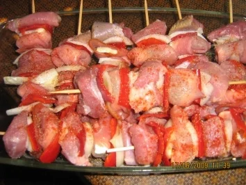 Puten - Schinkenpäckchen - Spieße - Rezept - Bild Nr. 6