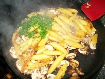 Schupfnudel-Pilzpfännchen - Rezept - Bild Nr. 7