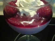 Rezept: Dessert "Himbeer-Creme" Dessert "Himbeer-Creme" - Rezept