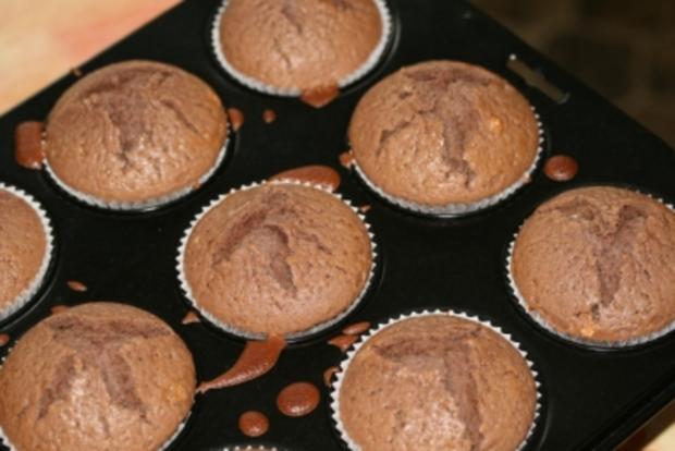 Schoko Muffin mit Philadelphia Füllung - Rezept - kochbar.de