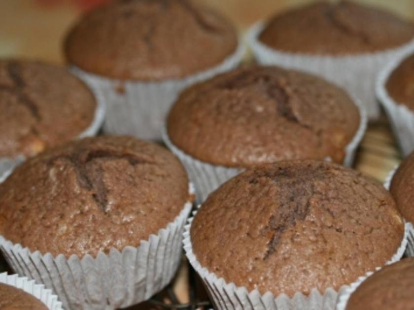 Schoko Muffin mit Philadelphia Füllung Rezept kochbar.de