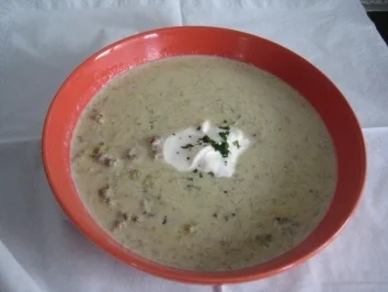 Käse-Porree-Suppe - Rezept