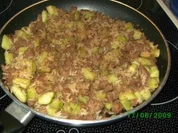Rezept: Gurken-Hack Pfanne a la Martina Gurken-Hack Pfanne a la Martina - Rezept